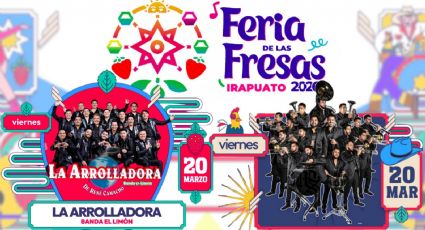 Feria de las Fresas Irapuato 2026: Cartelera de artistas que se presentarán HOY 20 de marzo en Guanajuato; precios