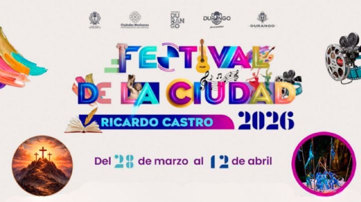 Festival de la Ciudad Ricardo Castro 2026: Cartel completo de artistas que se presentarán en Durango