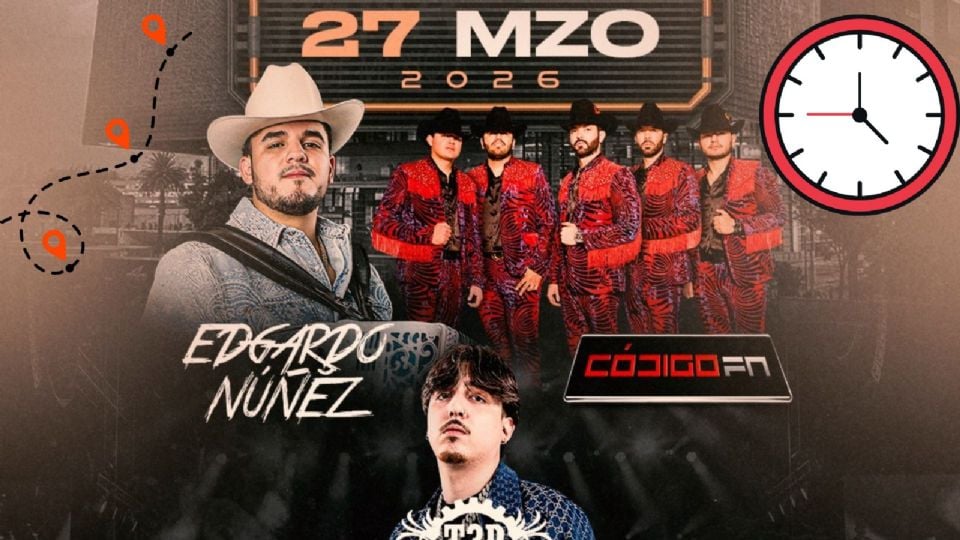 Edgardo Núñez, Código FN y Tercer Elemento se presentarán HOY en la Arena CDMX