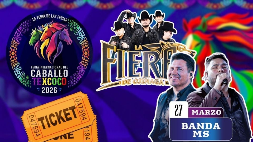 Artistas que se presentarán HOY en la Feria del Caballo Texcoco 2026.