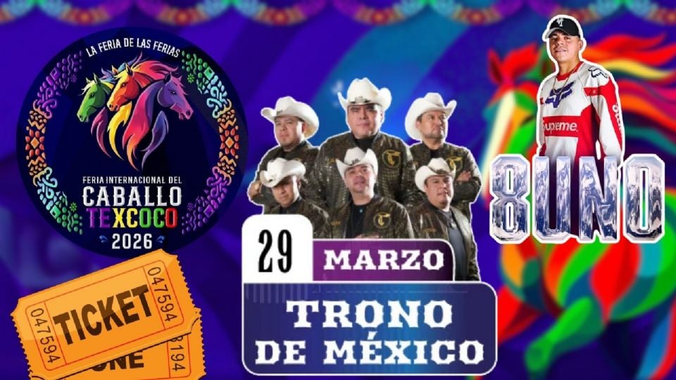 Artistas que se presentarán HOY en la Feria del Caballo Texcoco 2026