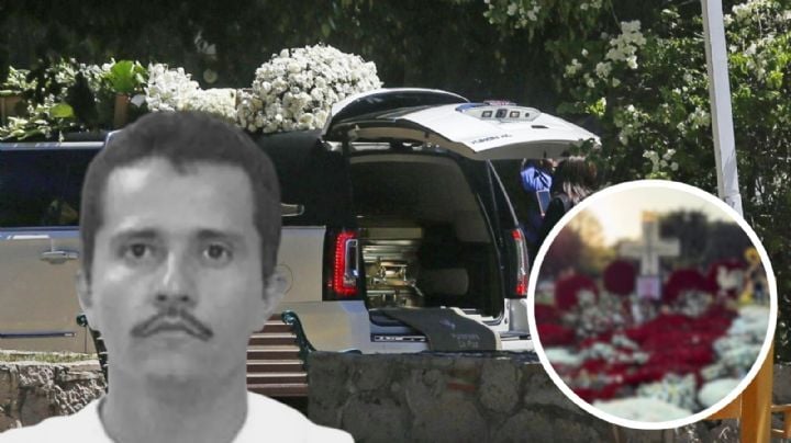 Así luce la tumba de Nemesio Oseguera 'El Mencho': lo despidieron en ataúd dorado y con miles de flores