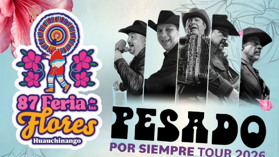 Artistas que se presentarán HOY en la CLAUSURA de la Feria de las Flores Huauchinango 2026.