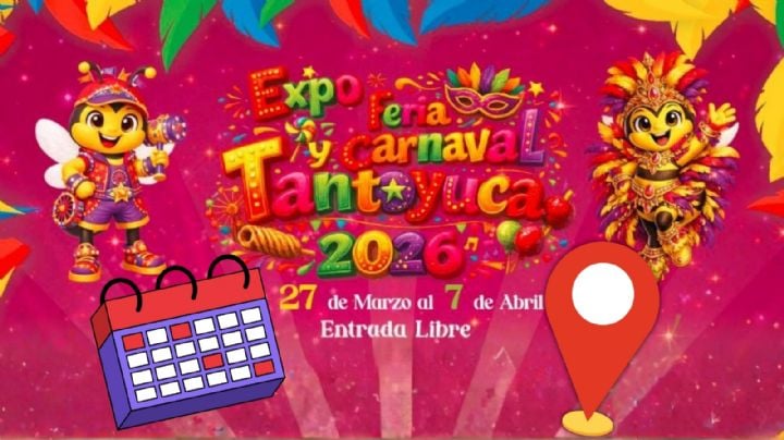 Expo Feria y Carnaval Tantoyuca 2026: Cartel de artistas que se presentarán GRATIS en Veracruz