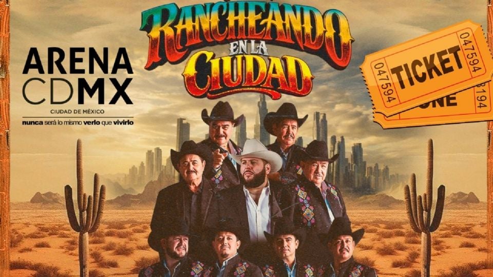 Boletos para el concierto de Los Huracanes del Norte y El Fantasma en la Arena CDMX 2026