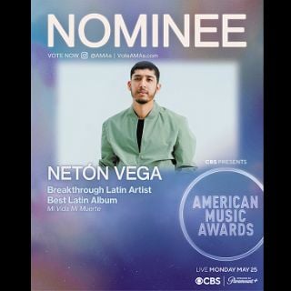 Netón Vega irrumpe en los American Music Awards