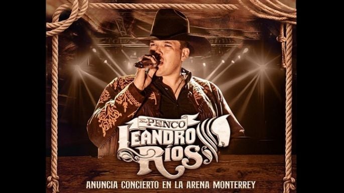 Leandro Ríos anuncia concierto en la Arena Monterrey