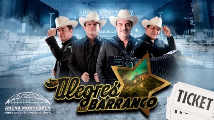 Los Alegres del Barranco en la Arena Monterrey 2026: Fecha y lista completa de precios y zonas para su concierto