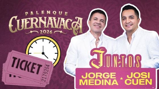 Palenque Cuernavaca 2026: A qué hora empieza el concierto de Jorge Medina y Josi Cuen HOY 3 de abril