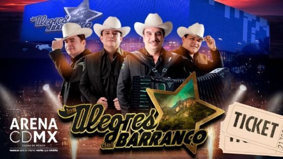 Los Alegres del Barranco en la Arena CDMX 2026: Fecha y precio de los boletos por zona