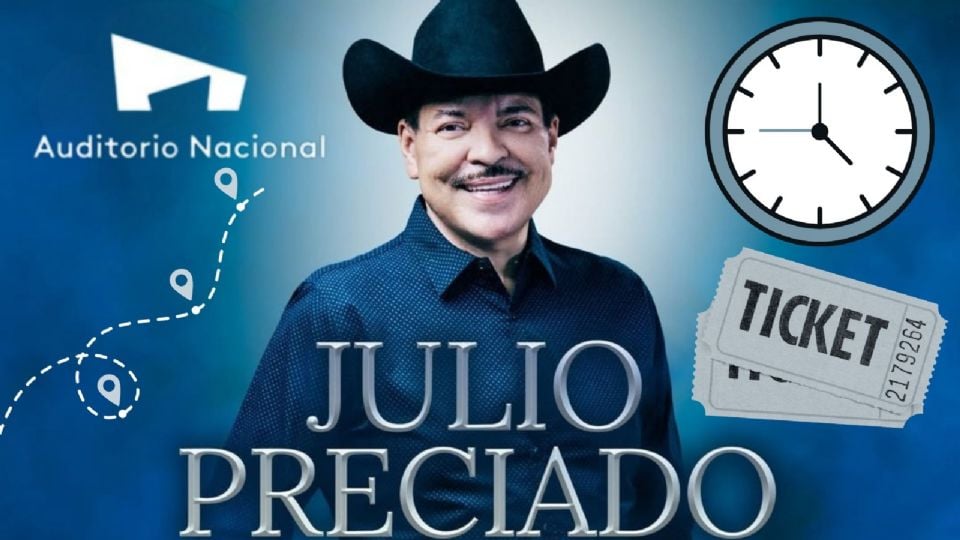 Julio Preciado se presentará HOY en el Auditorio Nacional de la CDMX