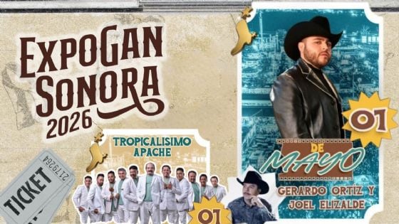Expogan Sonora 2026: Cartelera de artistas que darán concierto HOY 1 de mayo; precios