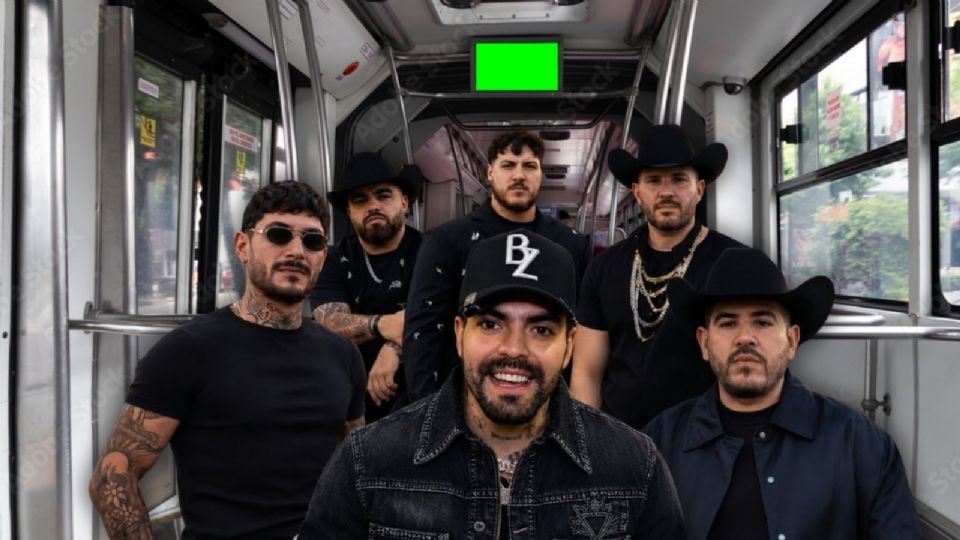 Grupo Frontera se sube por primera vez al Metrobús de la CDMX junto al Maestro Shifu