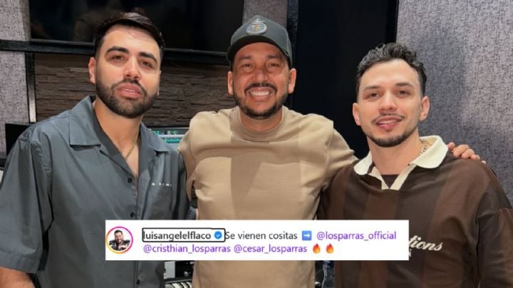 Luis Ángel "El Flaco" y Los Parras confirman colaboración: "Se vienen cositas" | FOTO