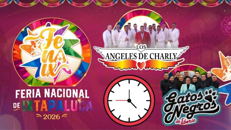 Artistas que se presentarán HOY en la Feria Nacional de Ixtapaluca 2026