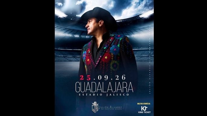 Magno concierto de Julión Álvarez en el Estadio Jalisco