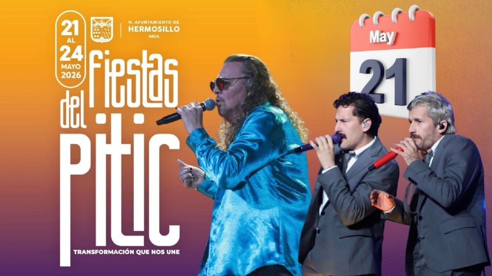 Programa de actividades y conciertos GRATIS para hoy 21 de mayo en las Fiestas del Pitic 2026