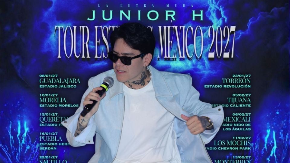 ¿Cuándo será el concierto de Junior H en la CDMX 2027?
