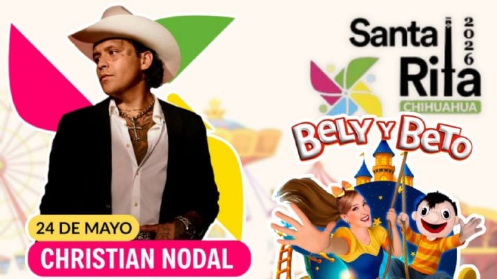 Feria Santa Rita Chihuahua 2026: ¿Qué artistas se presentarán HOY 24 de mayo en el Teatro del Pueblo y el Palenque? Precios