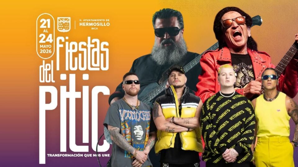 Programa de actividades y conciertos GRATIS para hoy 22 de mayo en las Fiestas del Pitic 2026