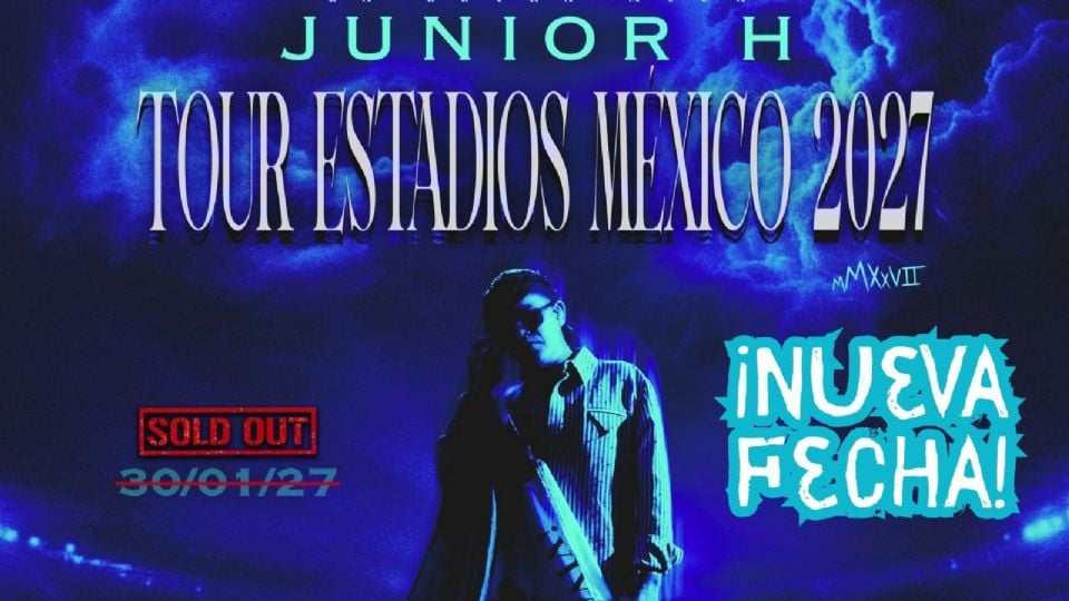 Junior H anuncia nueva fecha en CDMX 2027