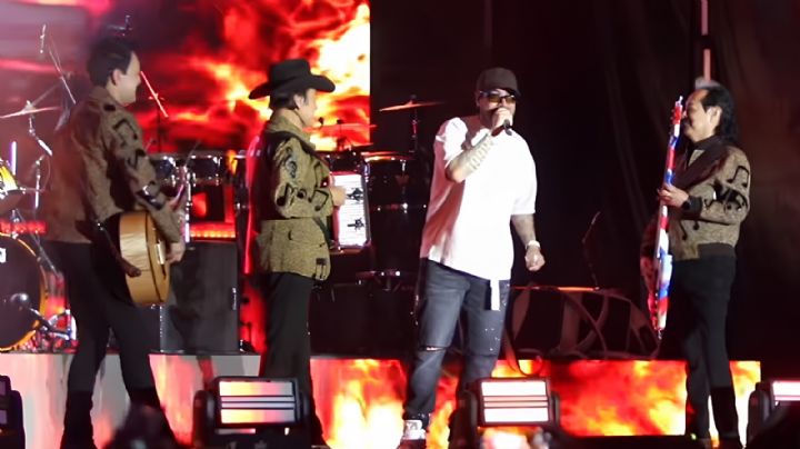 VIDEO: Eduin Caz conmovido hasta las lágrimas tras cantar junto a Los Tigres del Norte