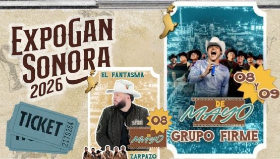 Expogan Sonora 2026: Cartelera de artistas que darán concierto HOY 8 de mayo en el Teatro del Pueblo y el Palenque; precios
