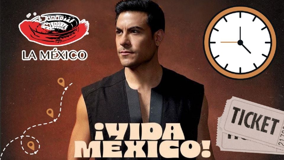 Horarios, rutas y detalles para el concierto de Carlos Rivera en la Plaza de Toros México 2026.