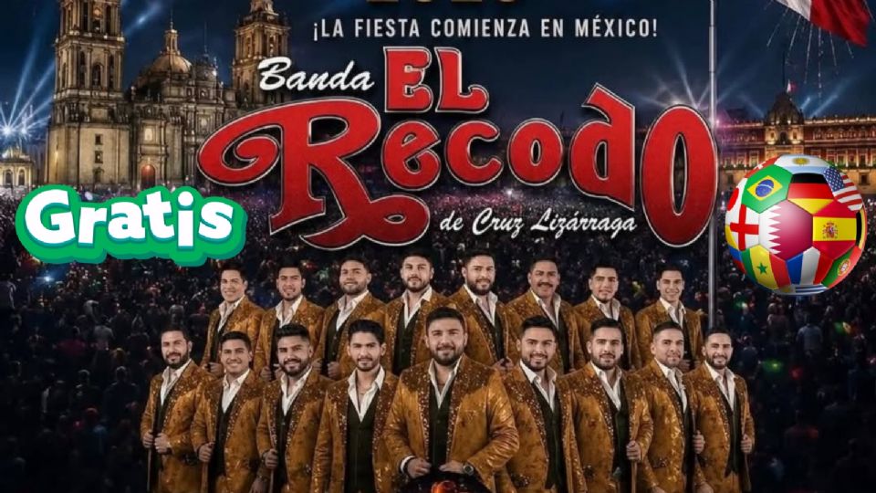 Banda El Recodo GRATIS en la CDMX para la jornada inaugural de la fiesta futbolera