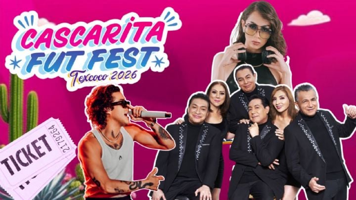 Cascarita Fut Fest Texcoco 2026: Cartelera de artistas que darán concierto HOY 11 de junio durante la INAUGURACIÓN