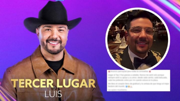 Luis Coronel envía mensaje a sus fans tras obtener el tercer lugar en La Casa de los Famosos 2026: “Esto no fuera posible sin ustedes" | VIDEO
