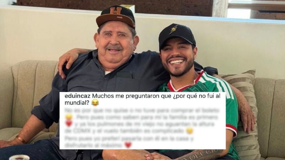 Eduin Caz aclara por qué no asistió a la inauguración de la gran fiesta de fútbol