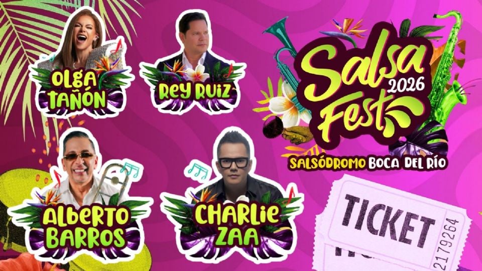 Artistas que se presentarán HOY en la CLAUSURA del Salsa Fest Veracruz 2026