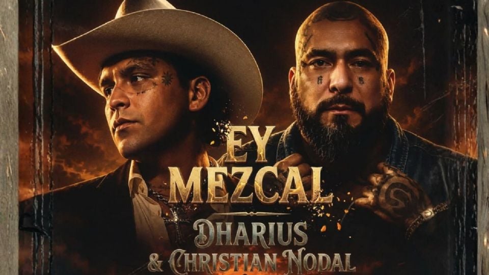 Christian Nodal y Dharius fusionan el regional mexicano con el rap en Ey Mezcal
