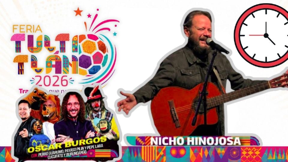 Artistas que se presentarán HOY en la Feria Tultitlán 2026